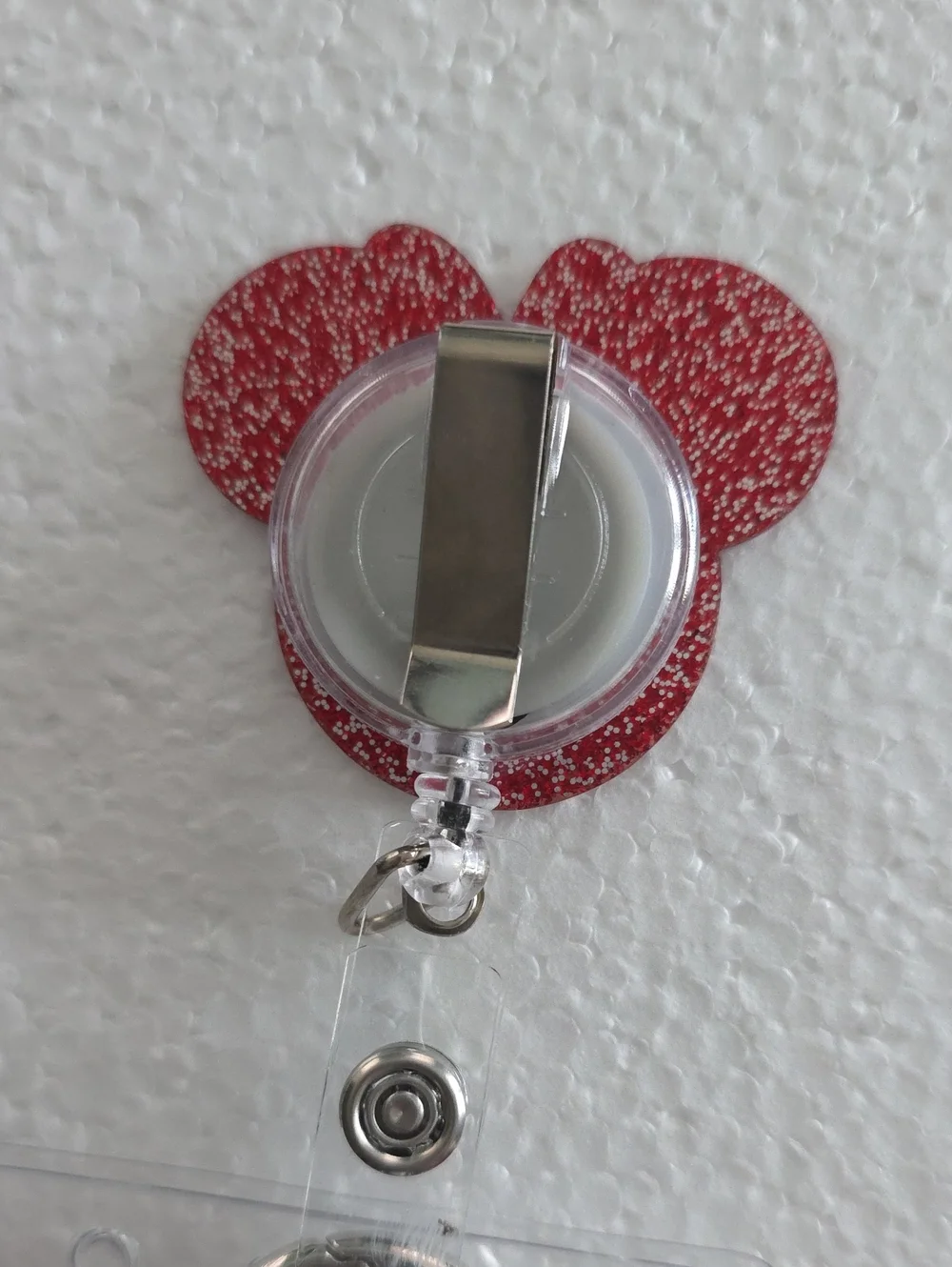 Swirl Mouse Ears Badge Reel